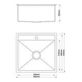 BOSHSINI Kitchen Sink BSQ5553