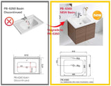 ZAFFIRO VANITY SET 304 SUS GLOSS WHITE Basin Cabinet & Mirror Cabinet - Couple Door