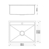 BOSHSINI Kitchen Sink BSQ6553