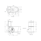 AMERICAN STANDARD CL23075 Acacia SupaSleek Close Coupled Water Closet