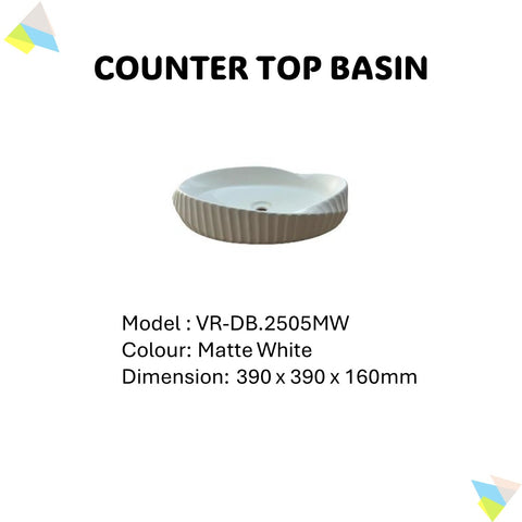 Counter Top Basin DB.2505MW