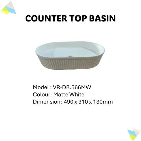 Counter Top Basin DB.566MW