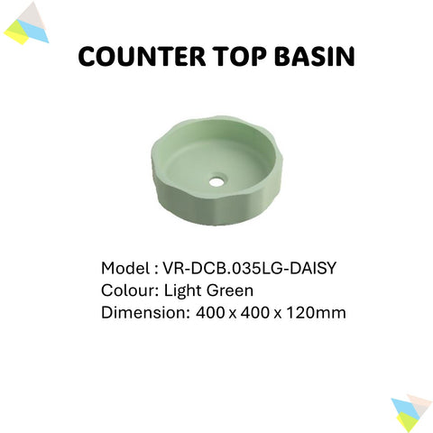 Counter Top Basin DBC.035LG-DAISY