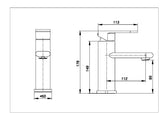 BASIN MIXER 5001M