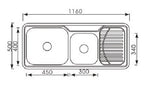 MONIC Insert Kitchen Sink i-1160