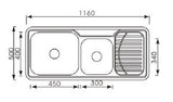 MONIC Insert Kitchen Sink i-1160