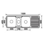 MONIC Insert Kitchen Sink i-1320