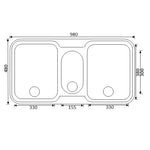 MONIC Insert Kitchen Sink i-980