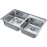 FRANKE Kitchen Sink Drop-In Double Bowl BCX620-38/32