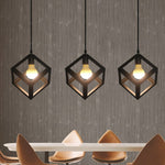 PENDANT LIGHT (Cube Light) FK1511-BK / MD8144-BK