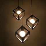 PENDANT LIGHT (Cube Light) FK1511-BK / MD8144-BK