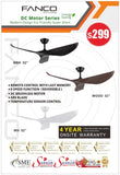 FANCO Ceiling Fan Huracan